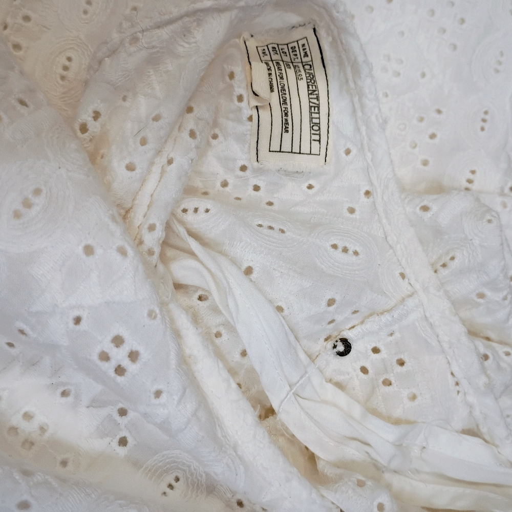 Current Elliot White Cotton Lace Dress - Picture 13 of 13
